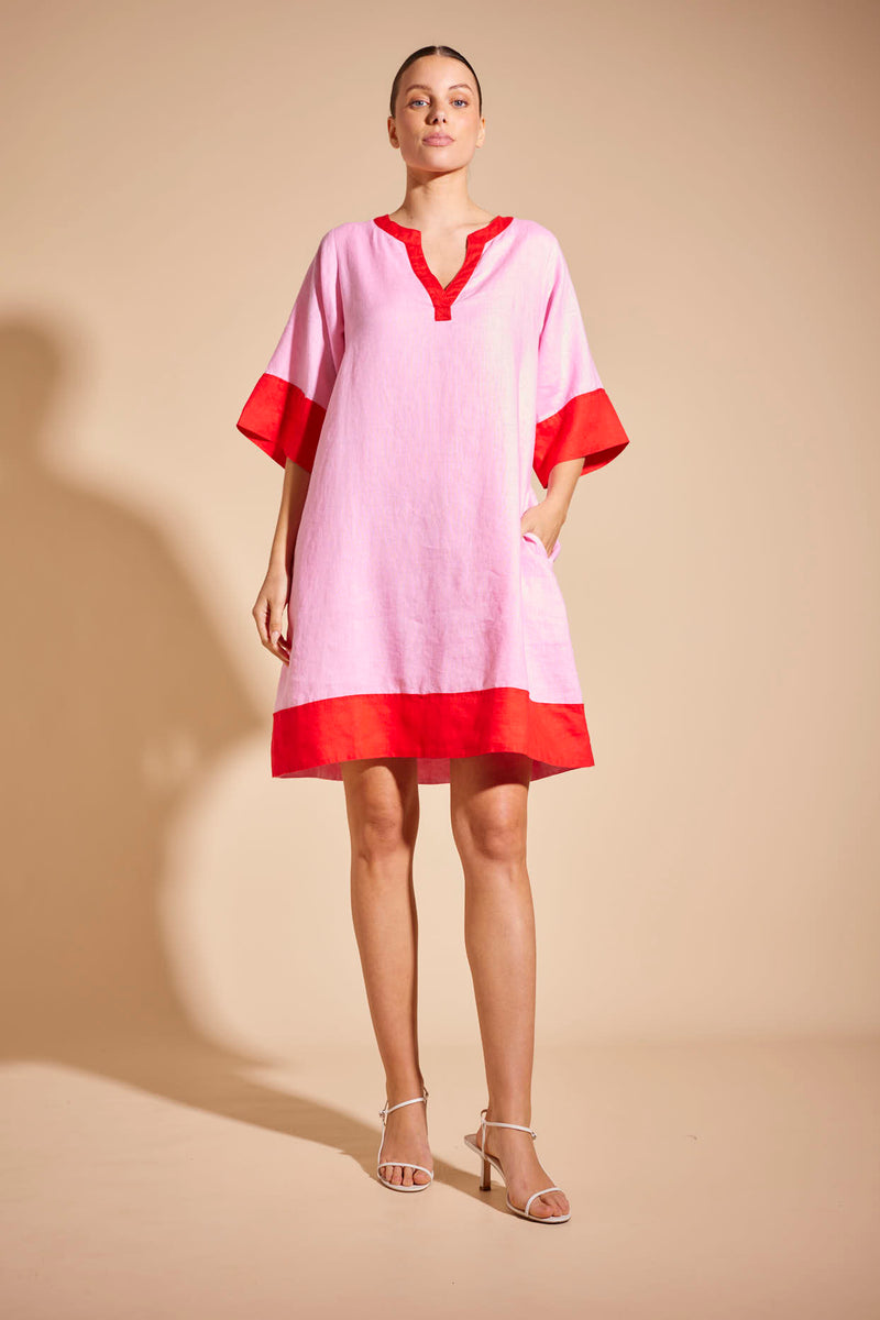 Tabitha Linen Dress Lolly Eumundi Style