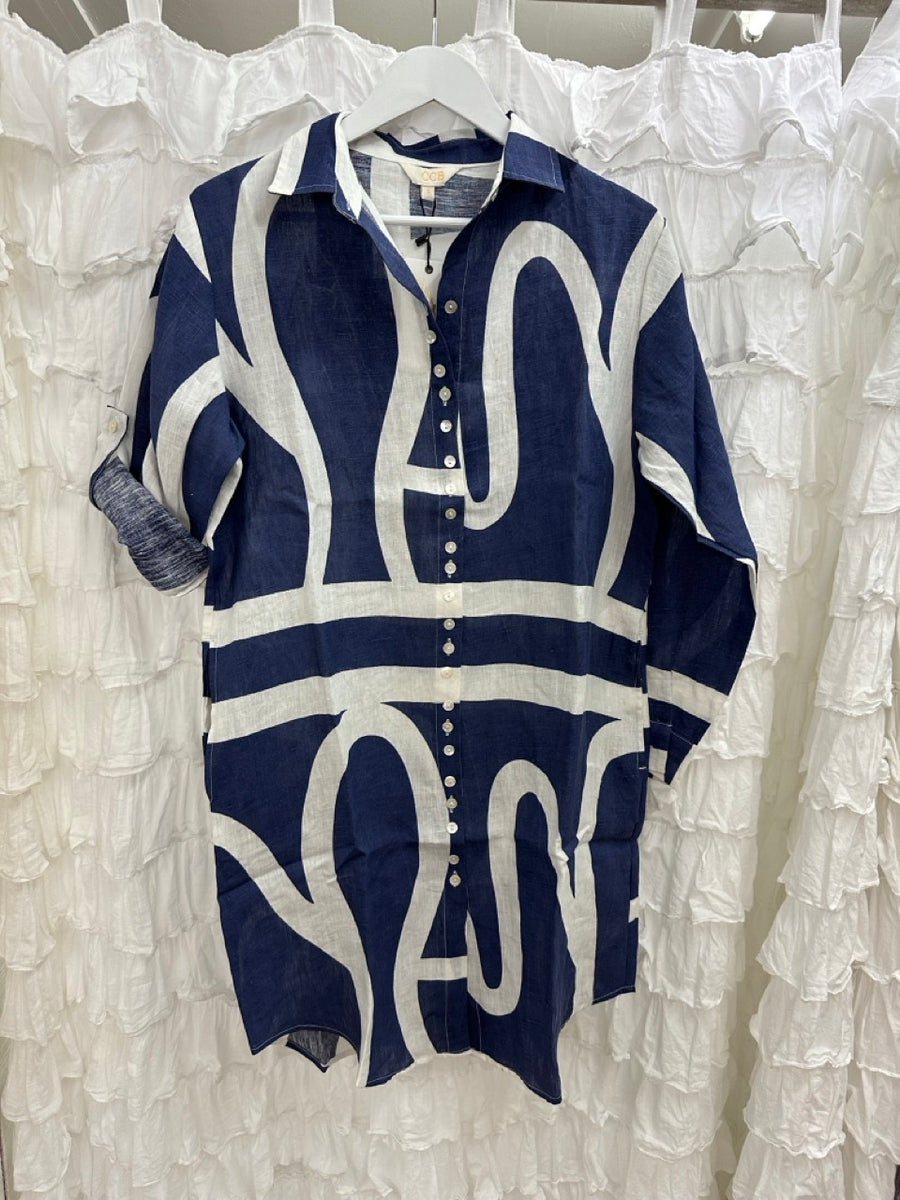 Linen Shirtmaker Dress