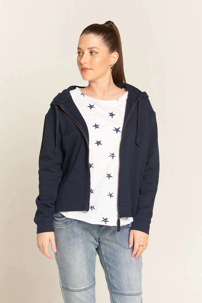 Madison Hoodie in Navy in stock at Eumundi Style