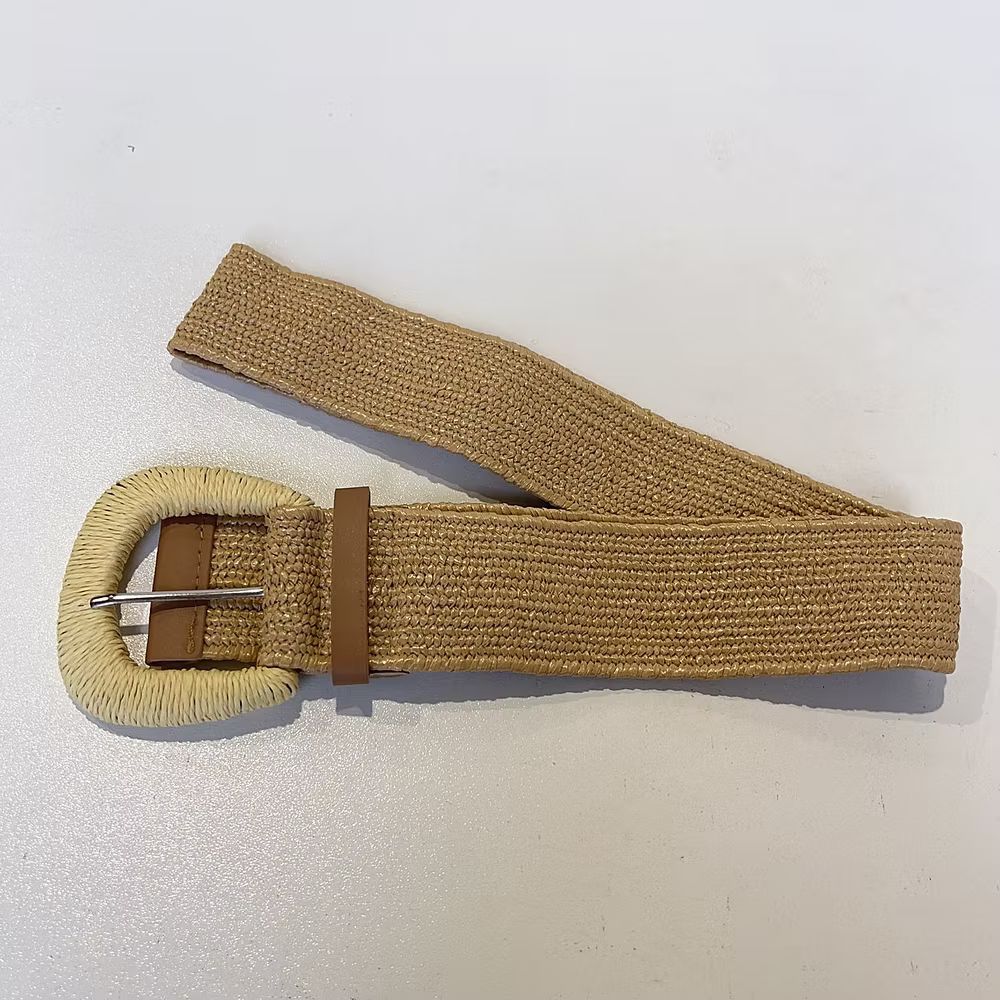 Elastic Belt - Wrapped Buckle - Camel – Eumundi Style