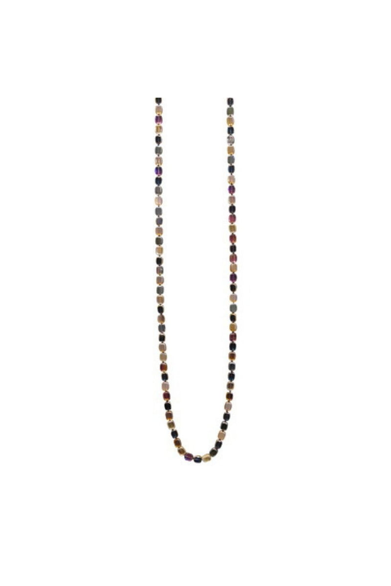 Cubic Stone Beaded Necklace – Eumundi Style