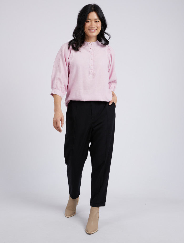 Rowan Shirt - Powder Pink – Eumundi Style