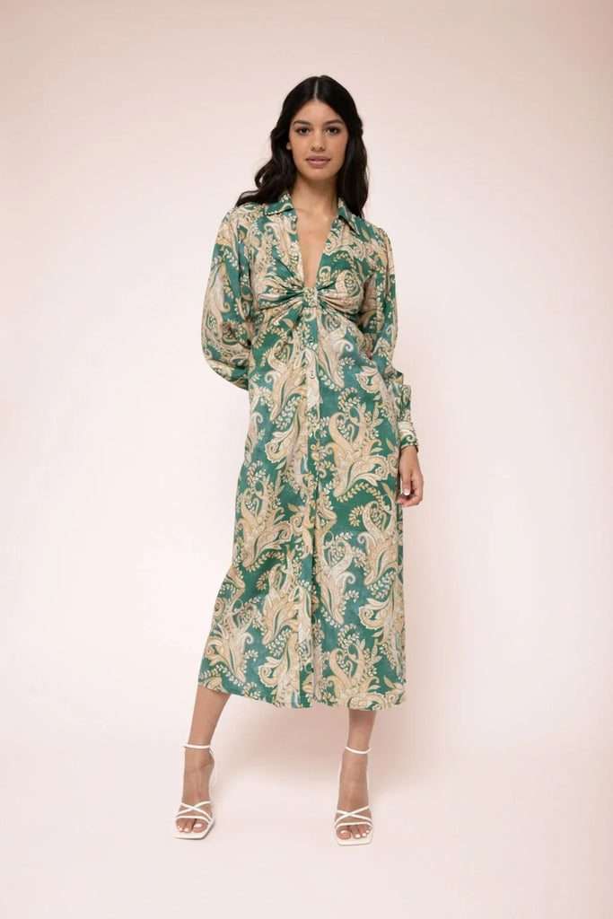 Arabella Midi Dress - Ivy Paisley - EumundiStyle