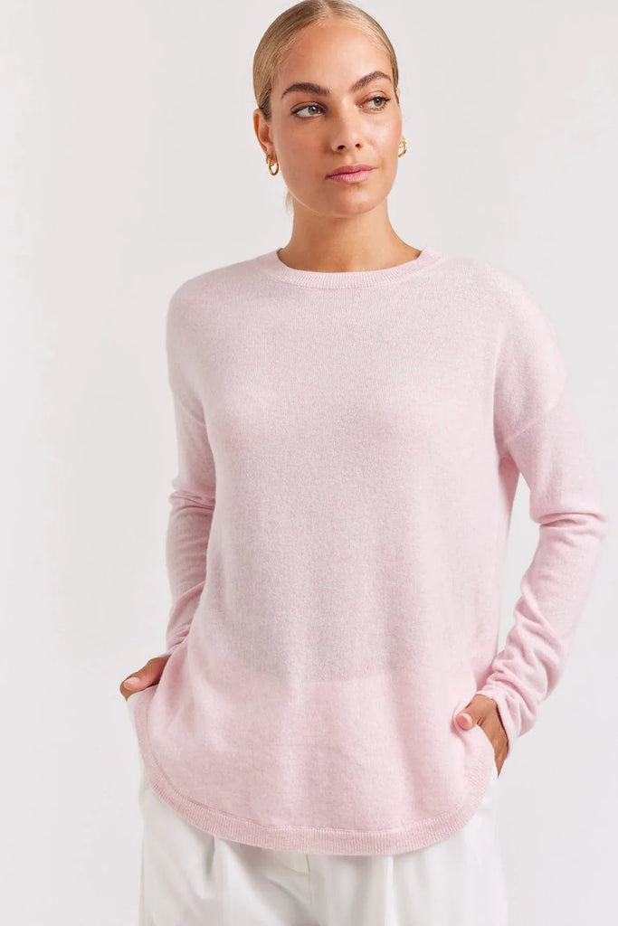 Baby Belle Cashmere Sweater in Rosebud - EumundiStyle
