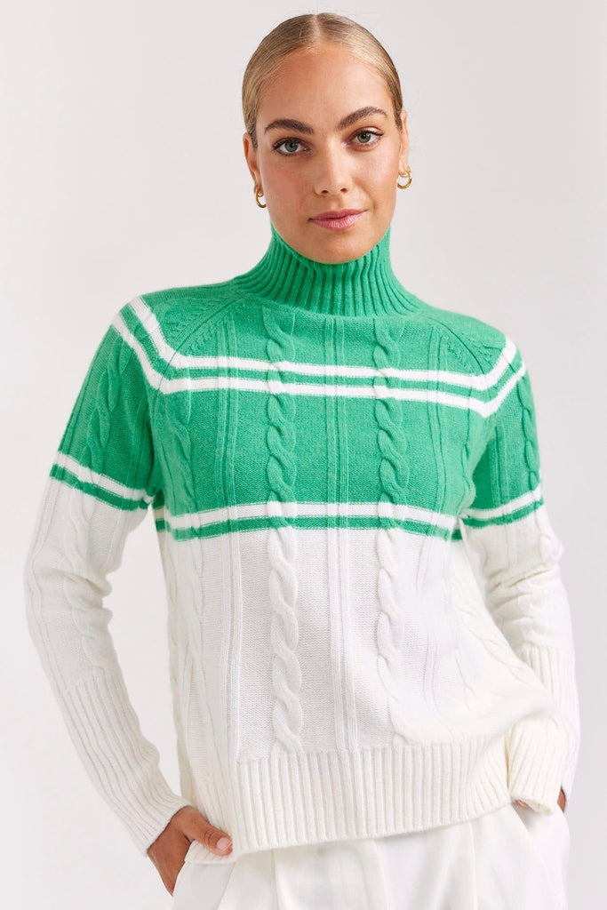 Billie Sweater in Pine - EumundiStyle