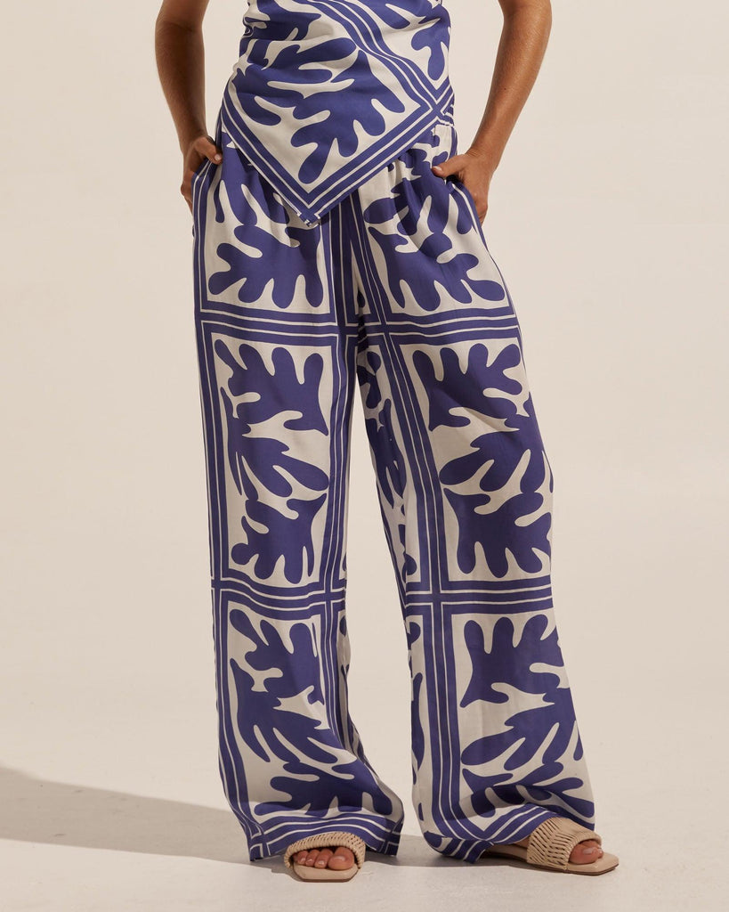 Breeze Pant - Frond Wave - EumundiStyle