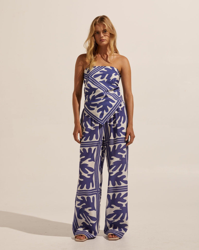 Breeze Pant - Frond Wave - EumundiStyle