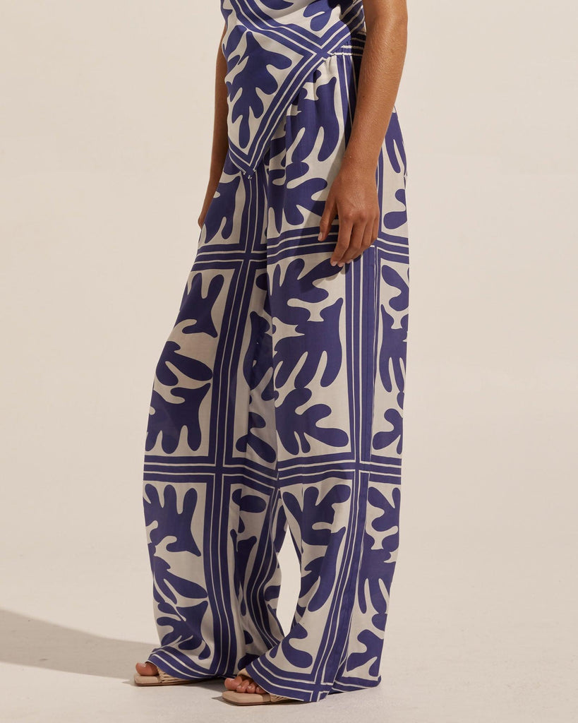 Breeze Pant - Frond Wave - EumundiStyle
