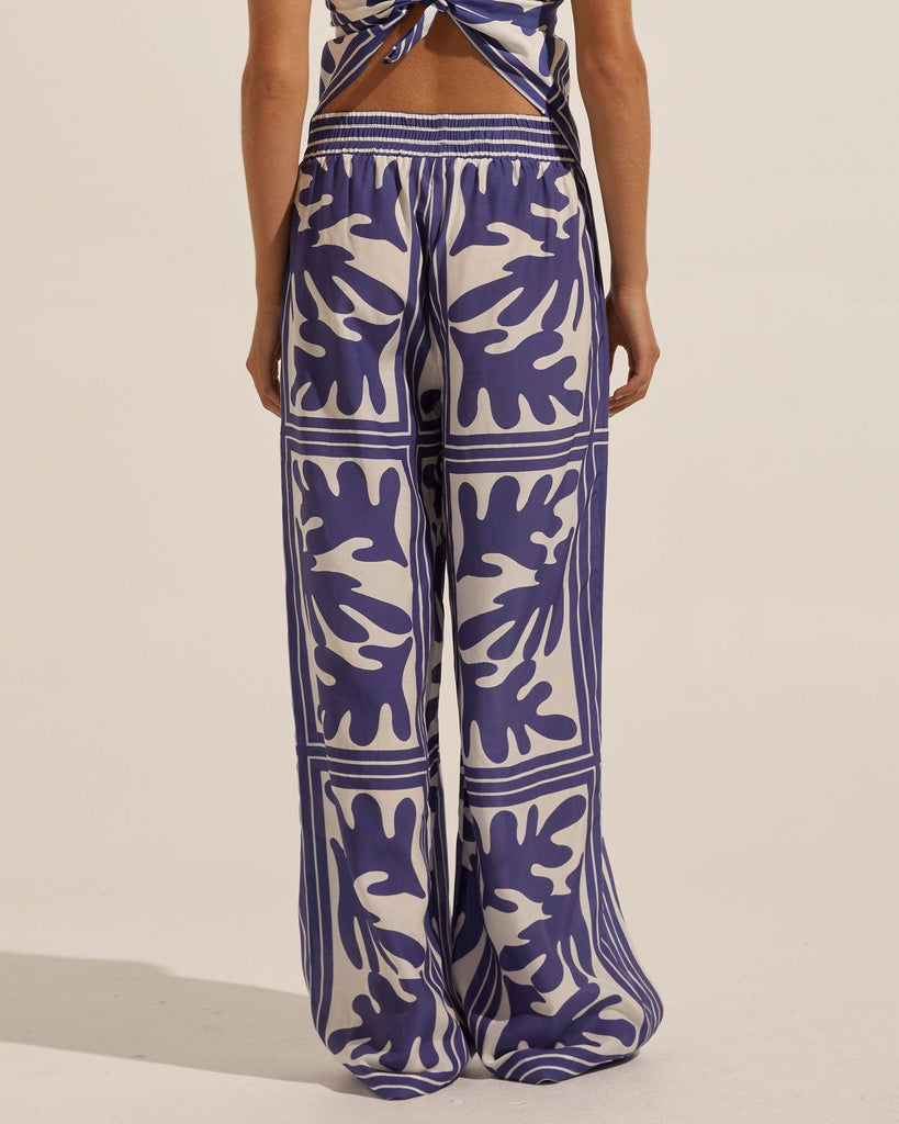 Breeze Pant - Frond Wave - EumundiStyle