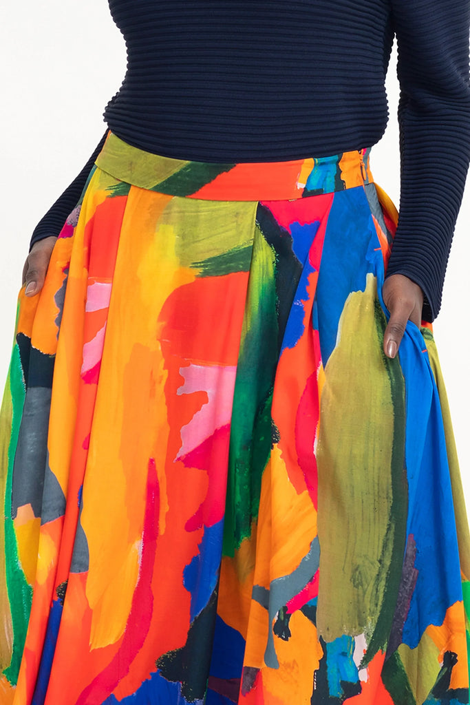 Danse Skirt in Kalo Print - EumundiStyle
