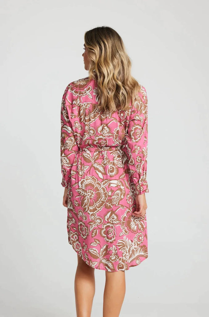 Hayman Shirt Dress - Toucan - EumundiStyle