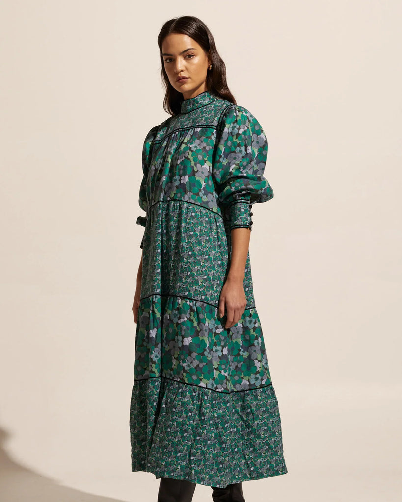 Imprint Dress - Juniper Floral - EumundiStyle