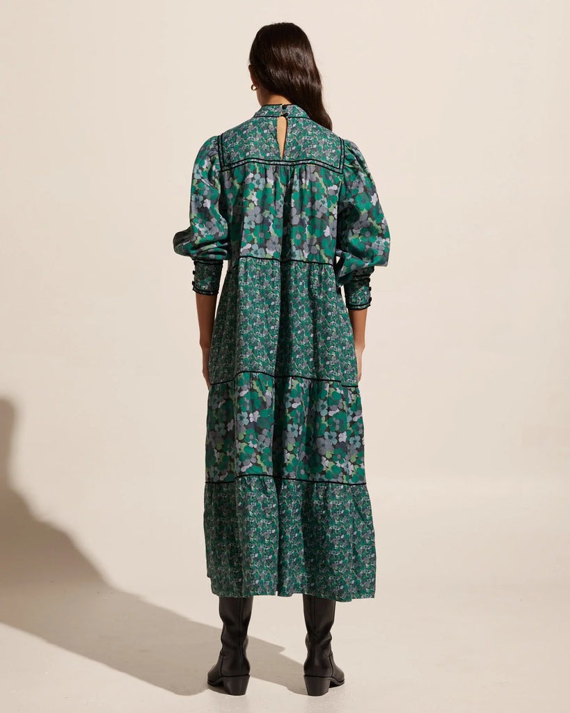 Imprint Dress - Juniper Floral - EumundiStyle