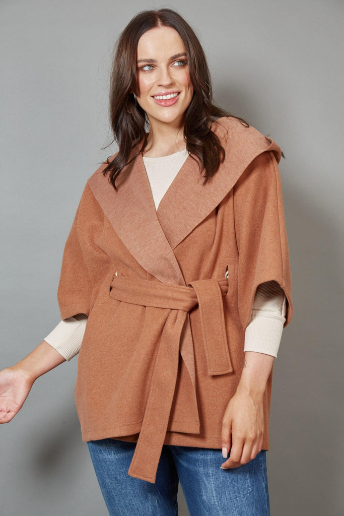 Klein Cape in Camel - EumundiStyle