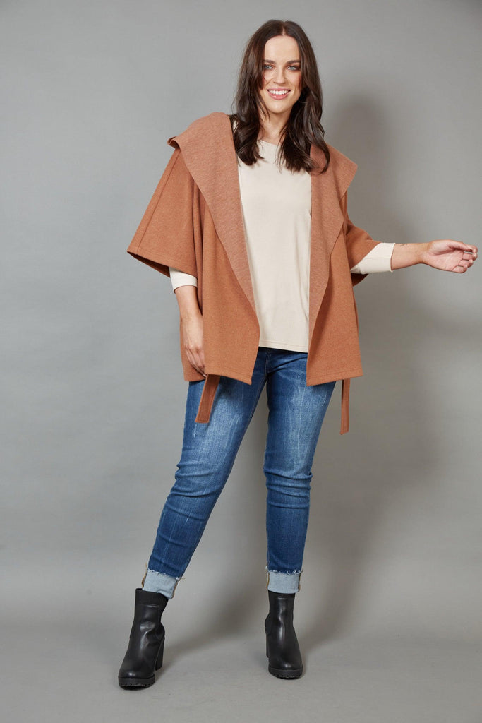 Klein Cape in Camel - EumundiStyle