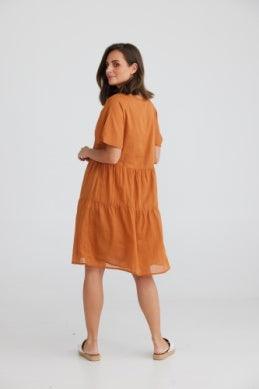 Lola Dress - Copper - EumundiStyle