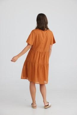 Lola Dress - Copper - EumundiStyle