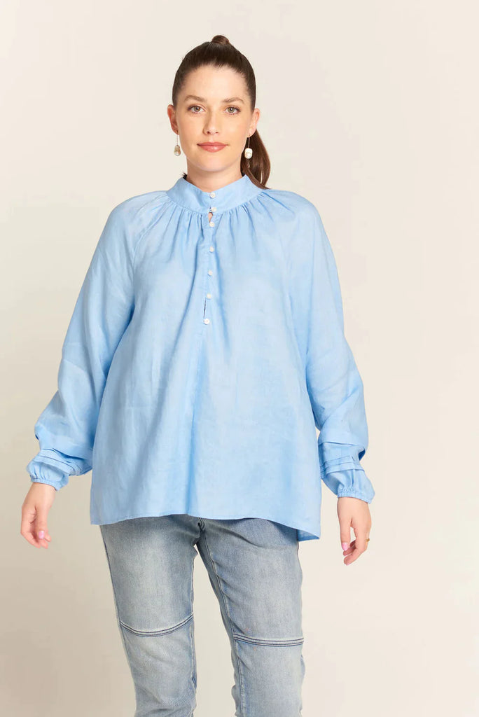 Maisie Shirt in Jacaranda - EumundiStyle