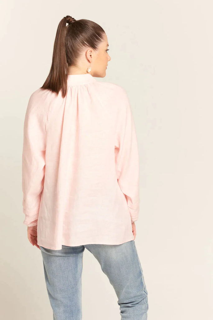 Maisie Shirt in Soft Pink - EumundiStyle