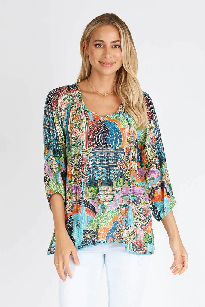Mosaic Top - Print - EumundiStyle