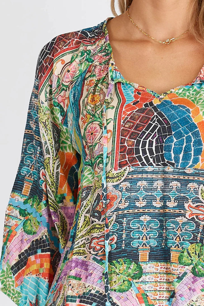 Mosaic Top - Print - EumundiStyle