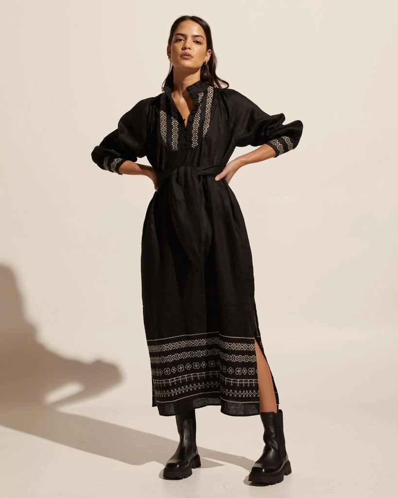 Muse Dress in Black - EumundiStyle