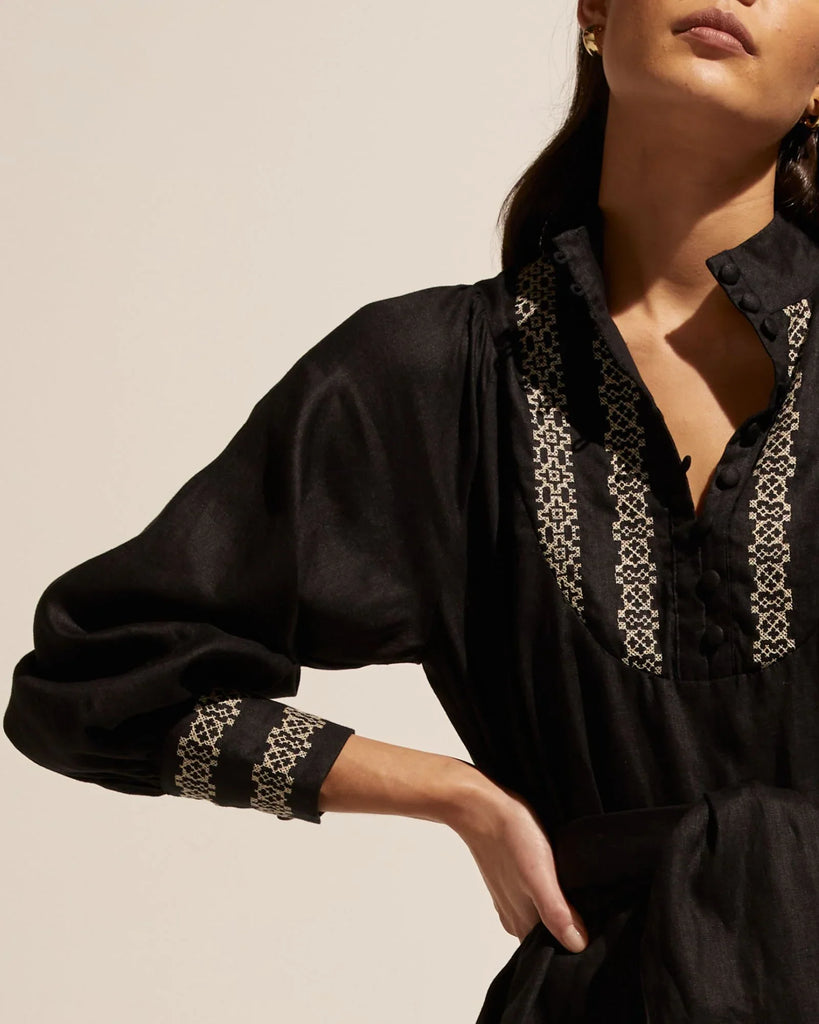 Muse Dress in Black - EumundiStyle