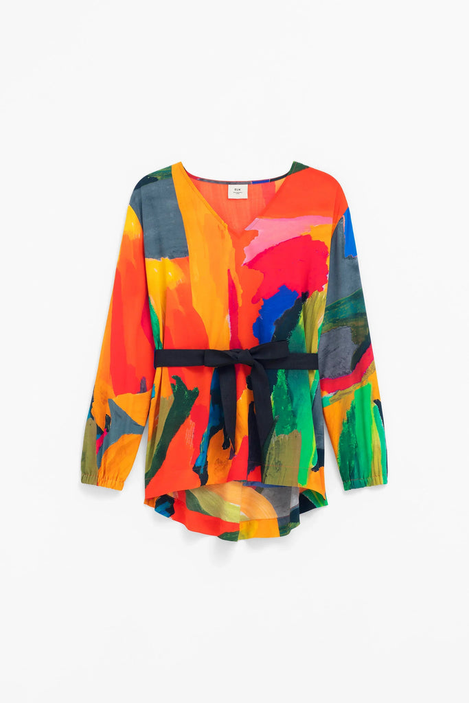 Sana Top in Kalo Print - EumundiStyle