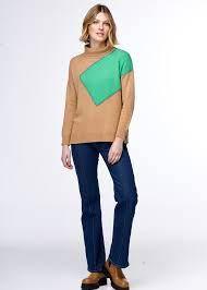 Shoulder Patch Jumper in Caramel - EumundiStyle