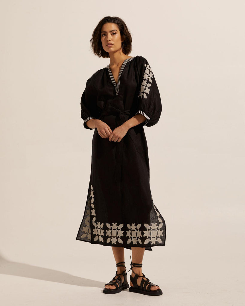 Sundial Dress - Black - EumundiStyle