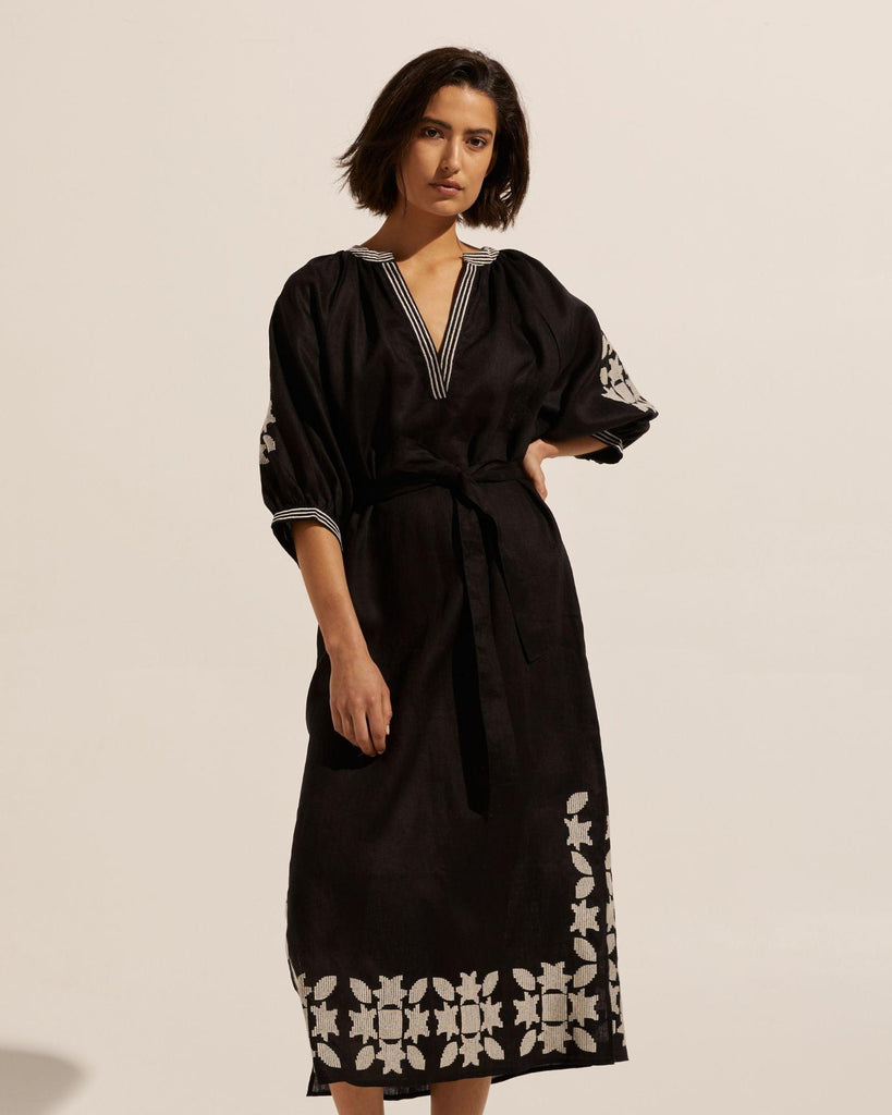 Sundial Dress - Black - EumundiStyle