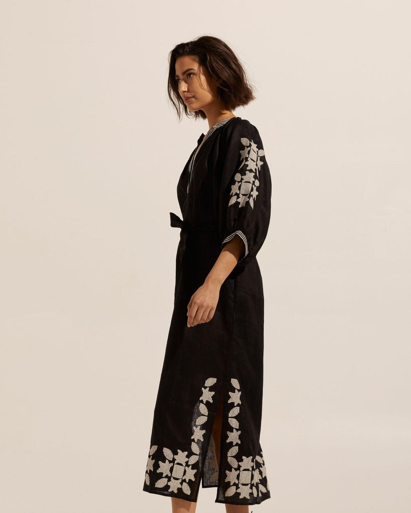 Sundial Dress - Black - EumundiStyle