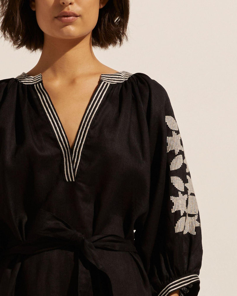 Sundial Dress - Black - EumundiStyle