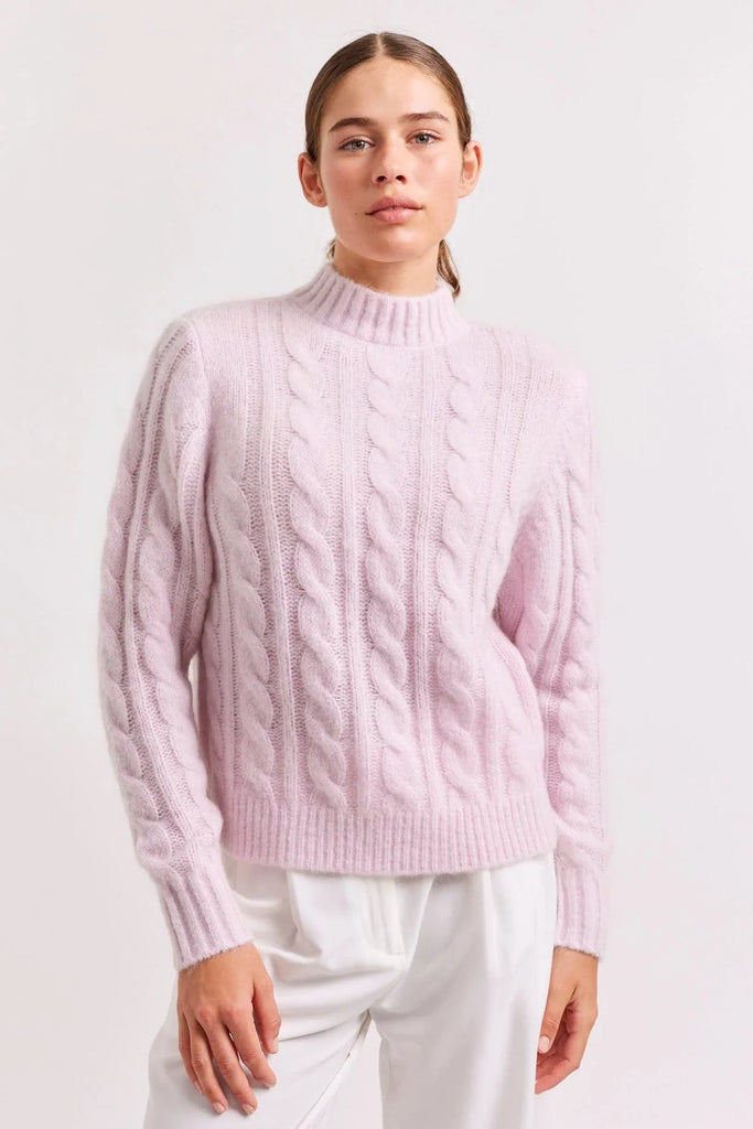 Teddy Mohair Sweater in Musk - EumundiStyle