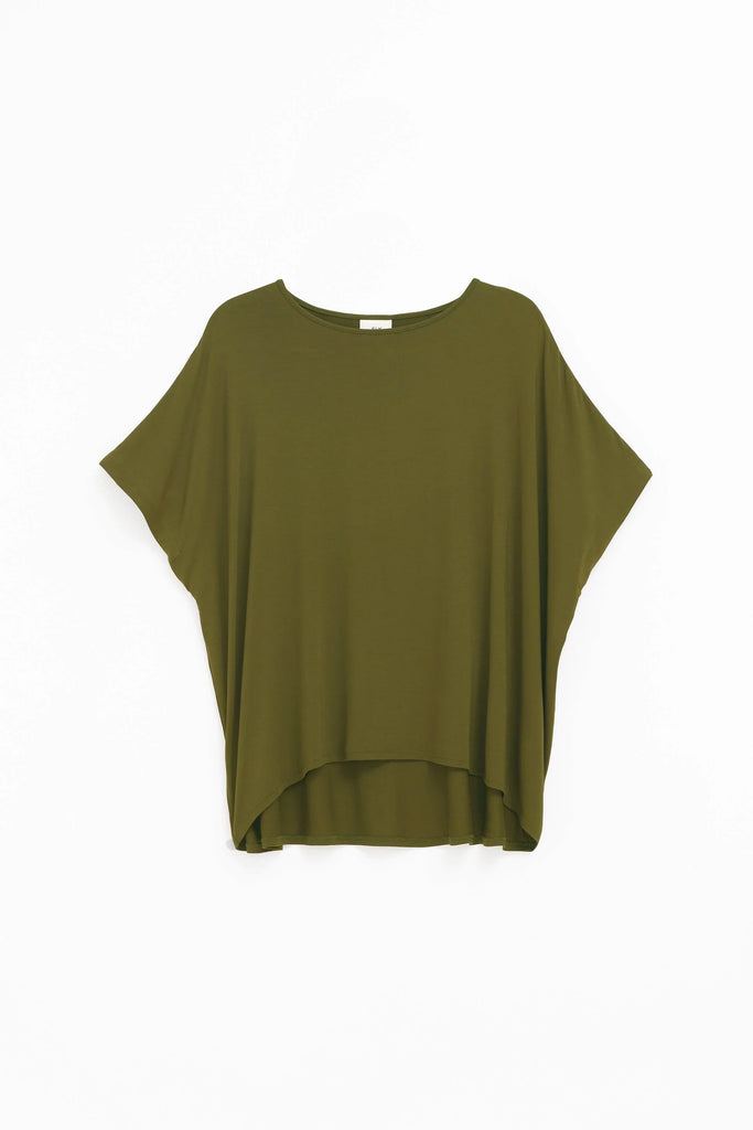 Telse T Shirt - Dark Citronelle - EumundiStyle