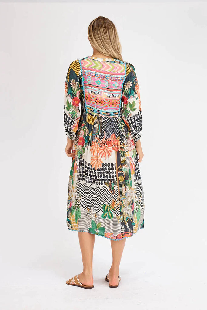 Vanda Midi Dress - Print - EumundiStyle