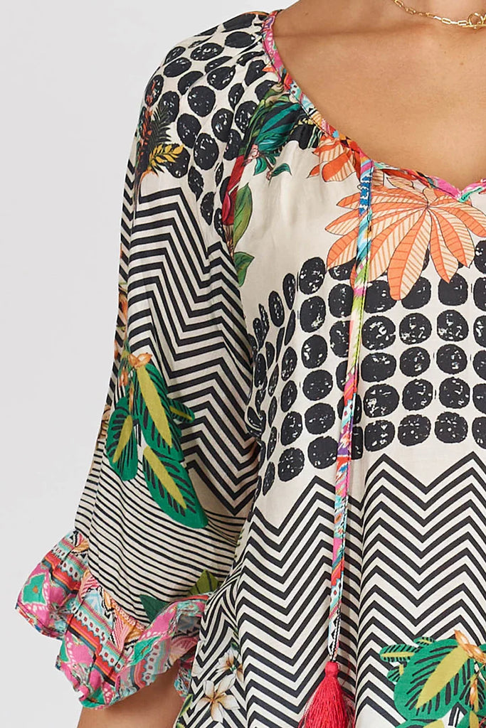 Vanda Top - Print - EumundiStyle