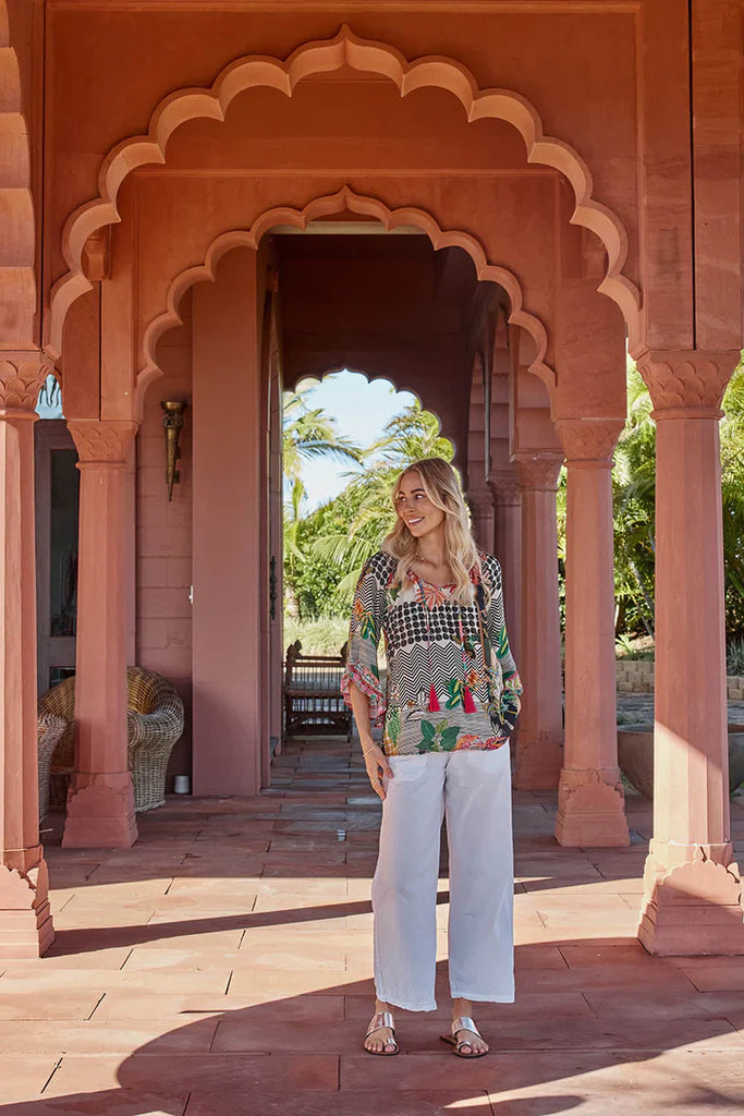 Vanda Top - Print - EumundiStyle